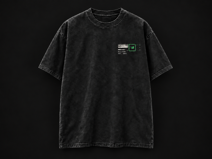 NULLTERM NT-007 Reality Tee, front