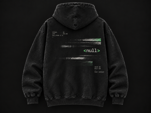 NULLTERM NT-002 Signal Hoodie, back