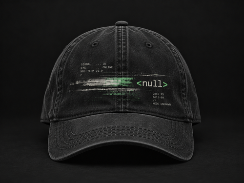 NULLTERM NT-003 Signal Cap, front