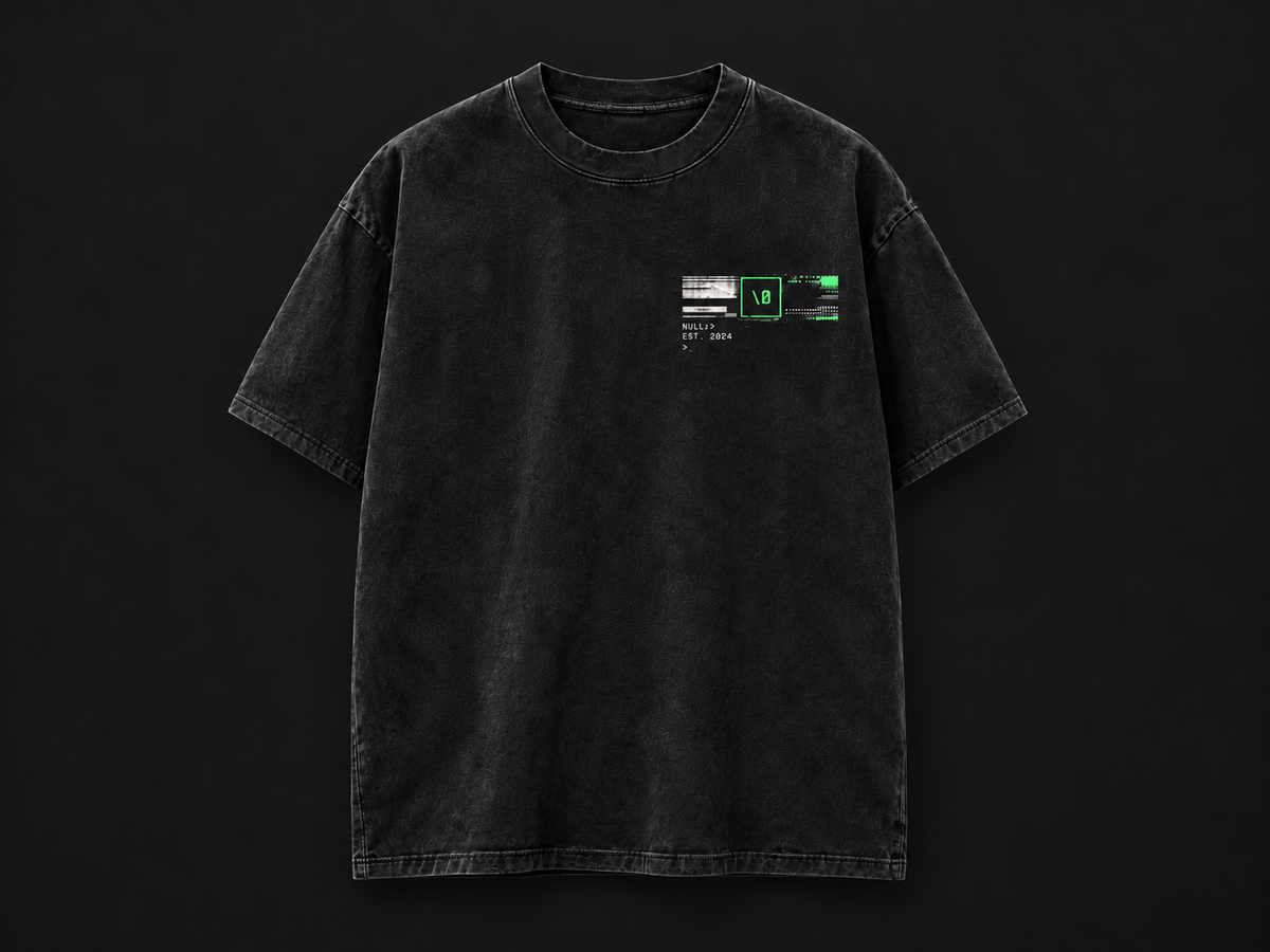 NULLTERM NT-004 Signal Lost Tee, front