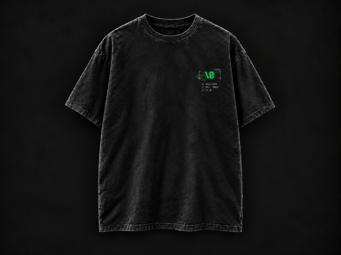 NULLTERM NT-007 Reality Tee, front